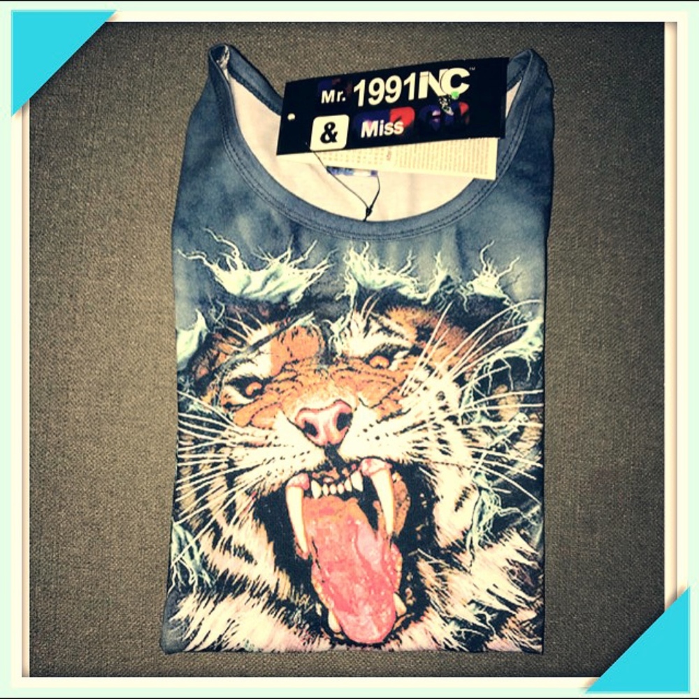 Mr. 1991 INC & Miss Go 3D Printed Tshirt  UNISEX